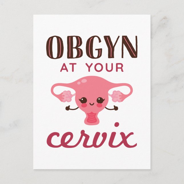 OGBYN At Your Cervix Postcard (Front)