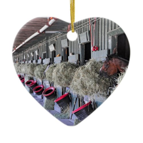 Ogden Phipps Stables Ceramic Ornament