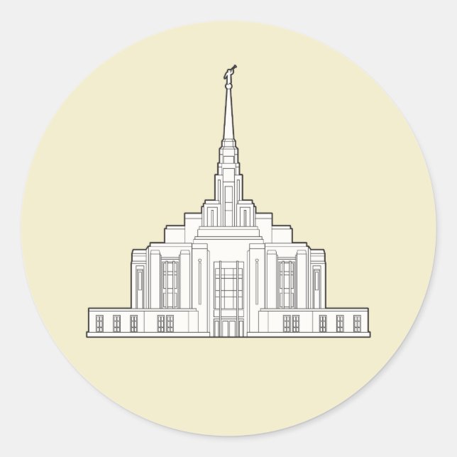 Ogden Temple labels (Front)
