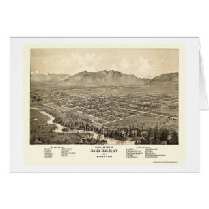 Ogden, UT Panoramic Map - 1875
