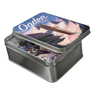 ogden, Utah Ski poster Jigsaw Puzzle