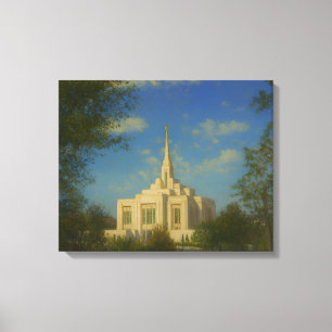 Ogden Utah Temple Painting™ LDS Wall Art Canvas