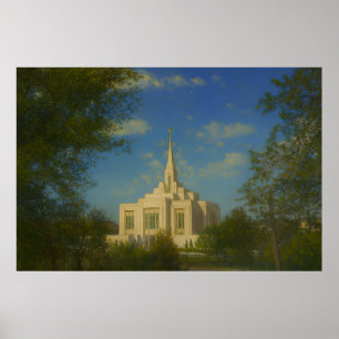 Ogden Utah Temple Painting™ LDS Wall Art Poster