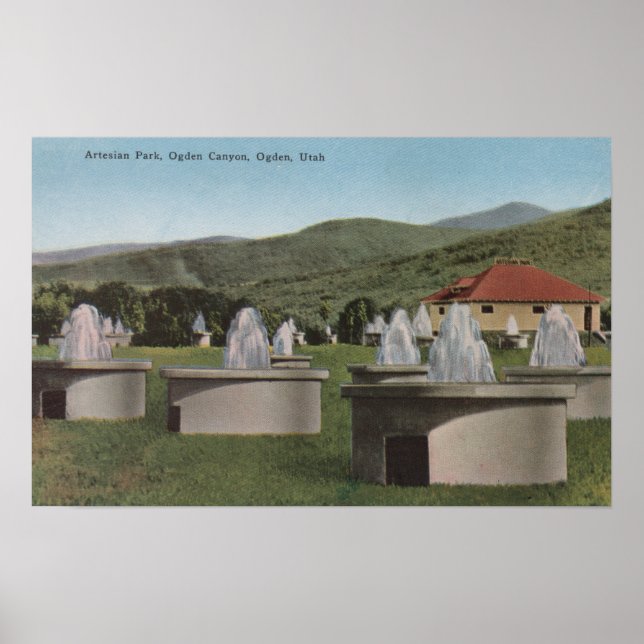 Ogden, UtahView of Artesian ParkOgden, Utah Poster (Front)