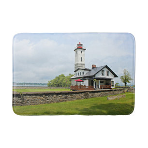 Ogdensburg Harbor Lighthouse, New York Bath Mat
