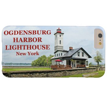 Ogdensburg Harbor Lighthouse  New York Barely There Iphone 6 Plus Case by LighthouseGuy at Zazzle
