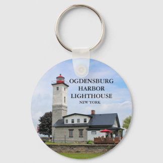 Ogdensburg Harbor Lighthouse, New York Keychain