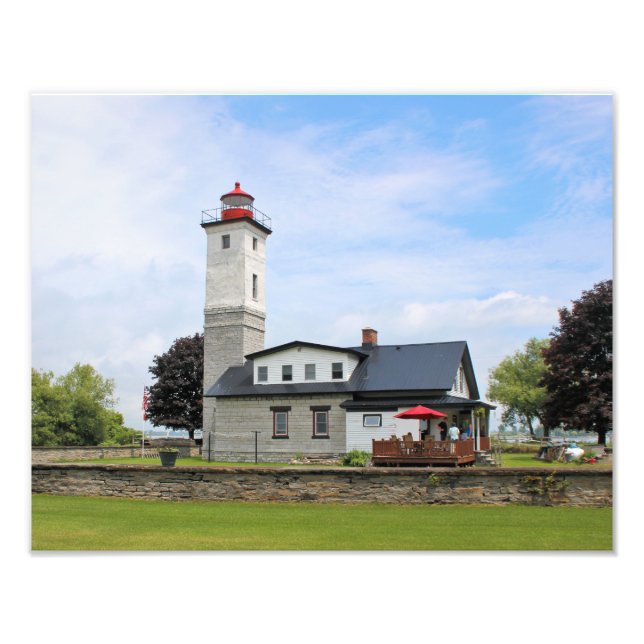 Ogdensburg Harbor Lighthouse, New York Photo Print (Front)