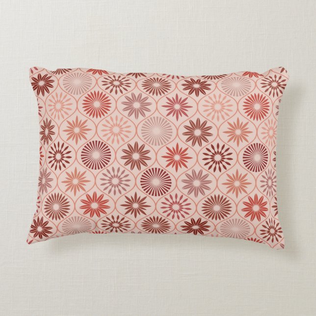 Ogee Boho flowers Accent Pillow (Back)