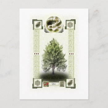 Ogham Runes - Ioho Postcard by Craft_Dungeon at Zazzle