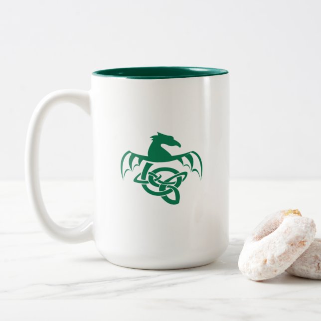 Oghma Creative Media Two-Tone Coffee Mug (With Donut)
