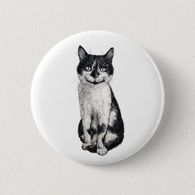 Ogie the cat button (Front)