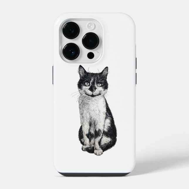Ogie the cat iphone case (Back)