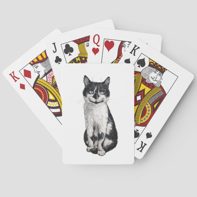 Ogie the cat poker cards (Back)