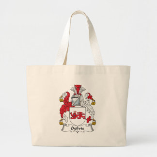 Ogilvie Family Crest Large Tote Bag