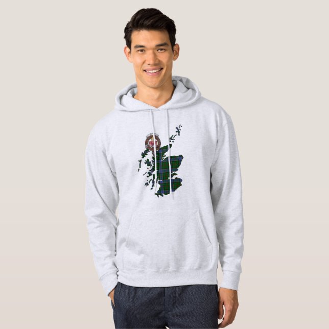 Ogilvie/Ogilvy Clan Badge Adult Hoodie (Front Full)