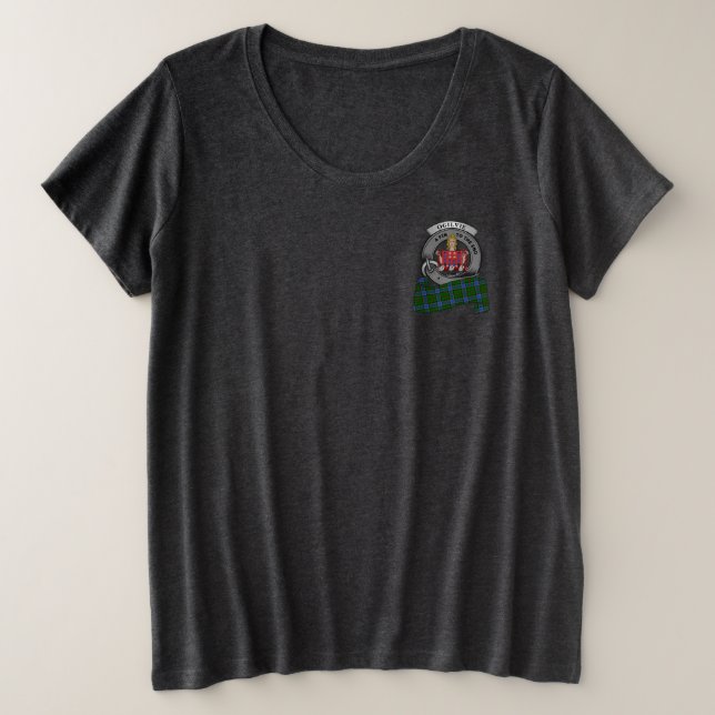 Ogilvie/Ogilvy Clan Badge Women's Pocket Plus Size T-Shirt (Design Front)