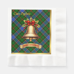 Ogilvie Personalized Tartan Christmas Napkins