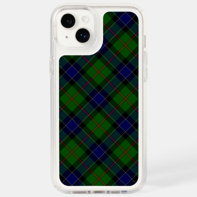 Ogilvie tartan blue green plaid speck iPhone case (Front)