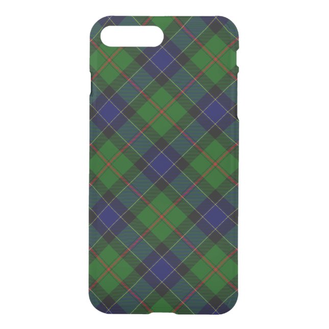 Ogilvie tartan blue green plaid uncommon iPhone case (Back)