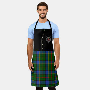 Ogilvy Clan Badge & Tartan Kilt Apron