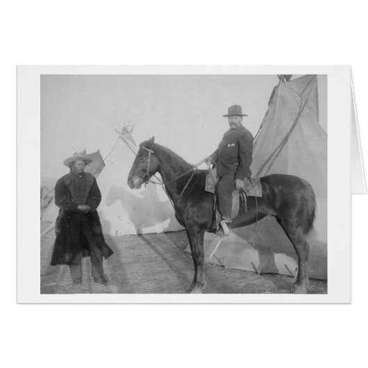 Oglala Chief "Rocky Bear" with White (Front Horizontal)