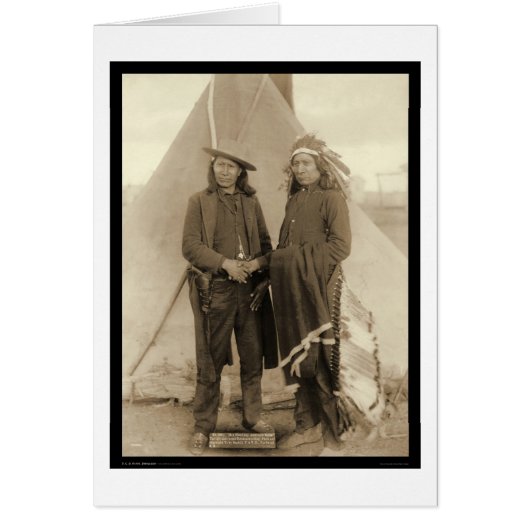 Oglala Chiefs Red Cloud & American Horse SD 1891 Cards (Front)