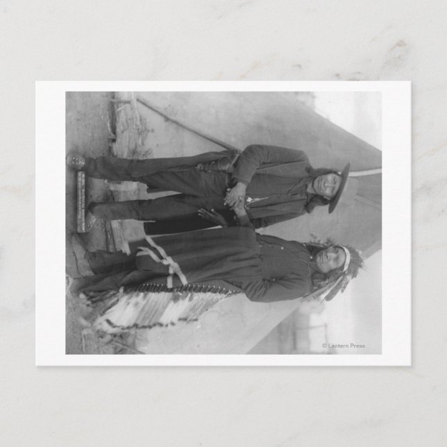 Oglala Chiefs "Red Cloud" and "American Horse" Postcard (Front)