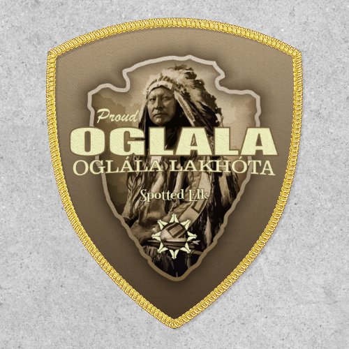 Oglala Lakhota arrowhead Patch
