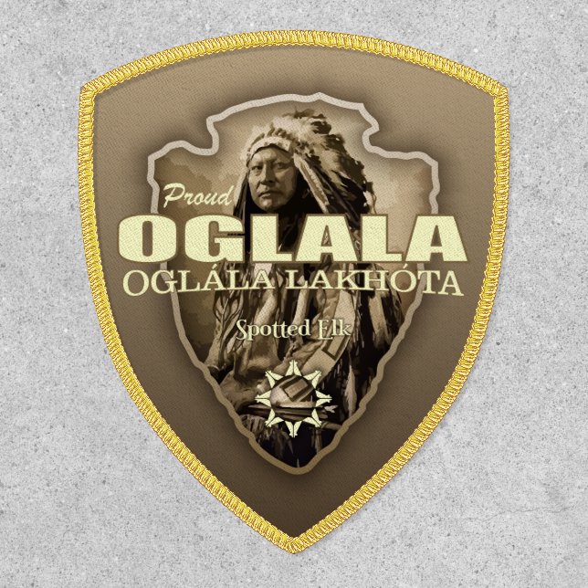 Oglala Lakhota (arrowhead) Patch (Front)