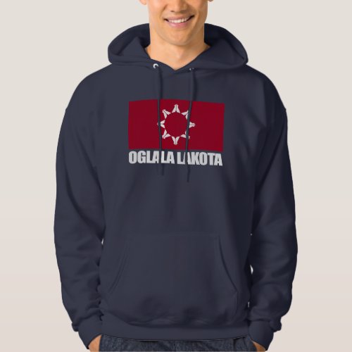 Oglala Lakota Flag Apparel Hoodie