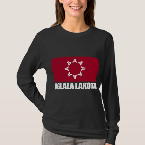 Oglala Lakota Flag Apparel T_Shirt