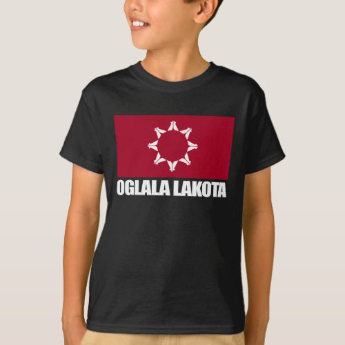 Oglala Lakota Flag Apparel T_Shirt