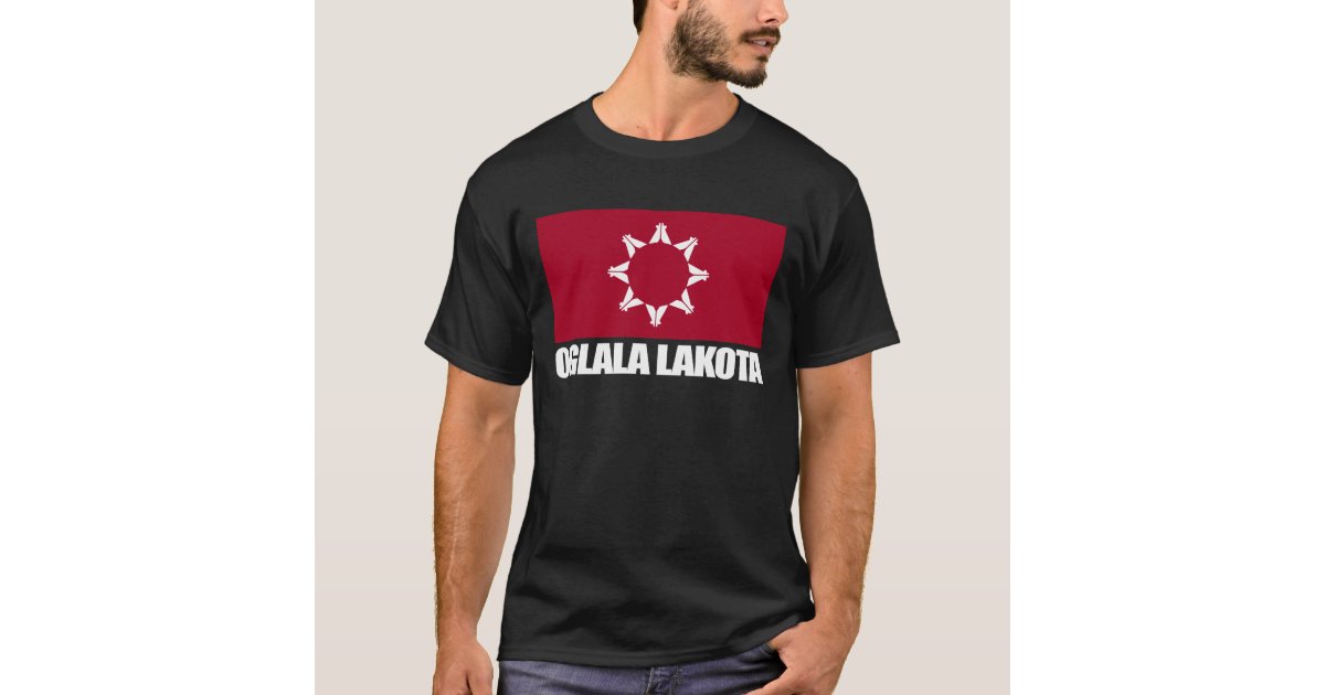 Oglala Lakota Flag Apparel TShirt Zazzle