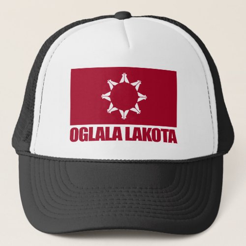 Oglala Lakota Flag Trucker Hat