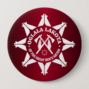 Oglala Lakota Pinback Button
