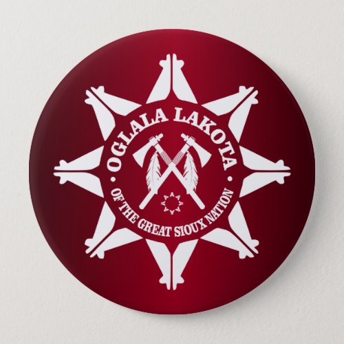 Oglala Lakota Pinback Button