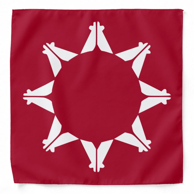 Oglala Lakota Sioux Flag Bandana (Front)