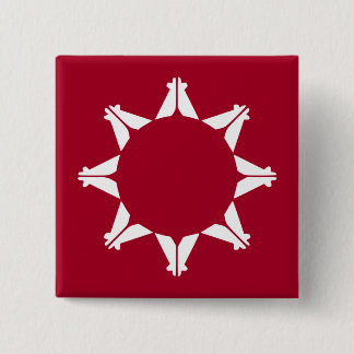 Oglala Lakota Sioux Flag Button