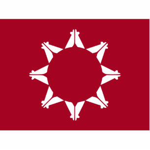 Oglala Lakota Sioux Flag Cutout