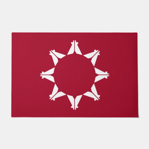 Oglala Lakota Sioux Flag Doormat