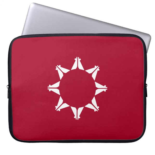 Oglala Lakota Sioux Flag  Laptop Sleeve (Front)