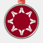 Oglala Lakota Sioux Flag Metal Ornament