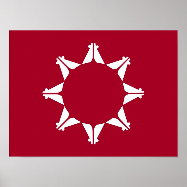 Oglala Lakota Sioux Flag  Poster (Front)