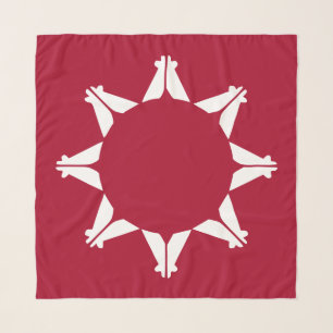 Oglala Lakota Sioux Flag Scarf