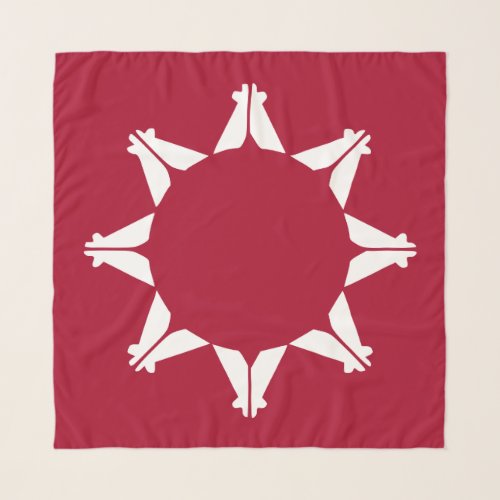 Oglala Lakota Sioux Flag Scarf