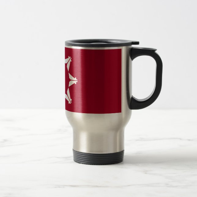 Oglala Lakota Sioux Flag Travel Mug (Right)