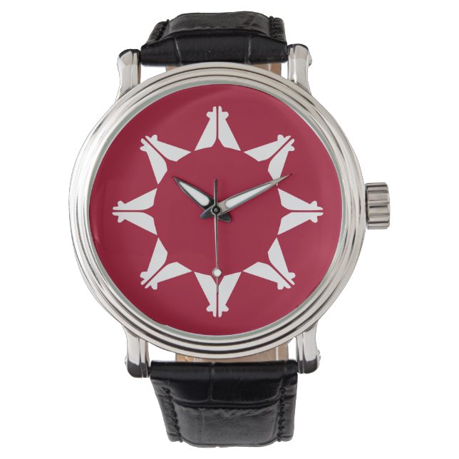 Oglala Lakota Sioux Flag Watch (Front)