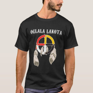 Oglala Lakota Sioux South Dakota Medicine Wheel La T-Shirt