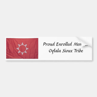 Oglala_Sioux, Proud Enrolled MemberOglala Sioux... Bumper Sticker